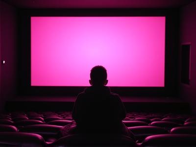 Audience in a dimly lit theater